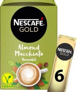 Nescafé Gold Almond Macchiato Oploskoffie - 6 Doosjes à 6 Zakjes -LAVAZZA Winkel 1005x1200 1