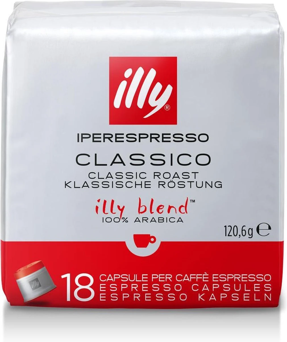 illy - Iperespresso koffie home classico 6 x 18 capsules Illy - Iperespresso Koffie Home Classico 6 X 18 Capsules -LAVAZZA Winkel