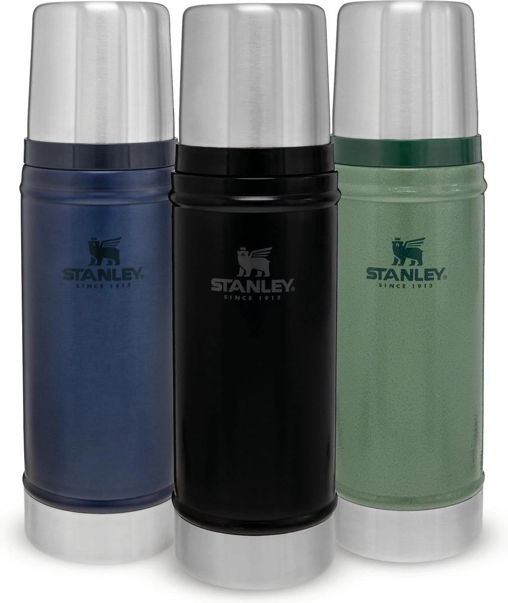 Stanley The Legendary Classic Bottle 0,47L - thermosfles - Matte Black Stanley The Legendary Classic Bottle 0,47L - Thermosfles - Matte Black -LAVAZZA Winkel
