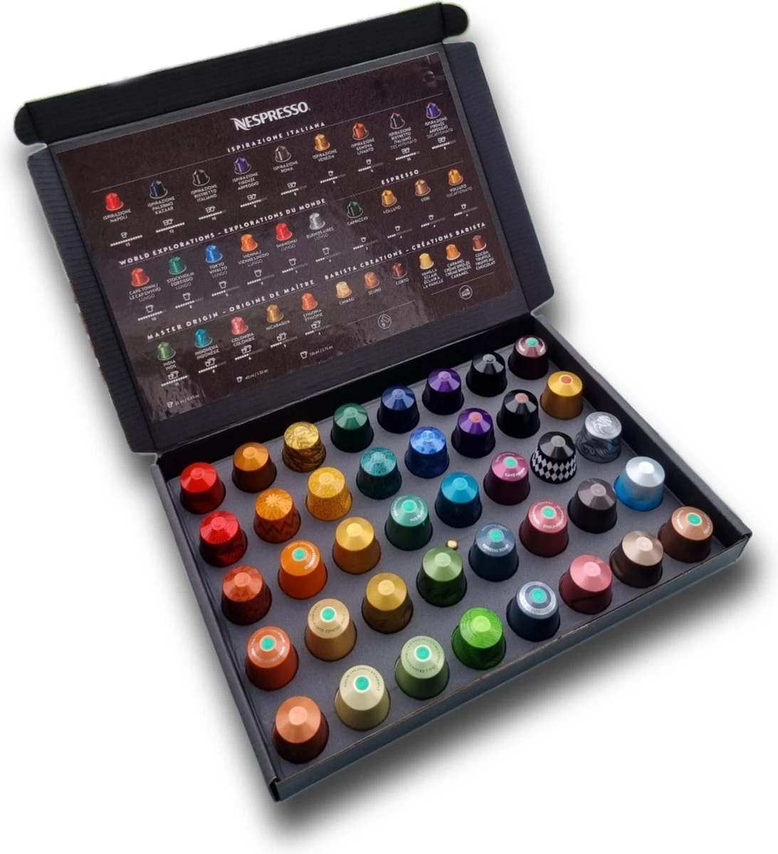 Koffie Proeverij Pakket groot 40 stuks verschillende smaken met Mystery Card 'Get well soon' met persoonlijke (video) boodschap | Verjaardag | Sinterklaas | Kerstpakket | Vaderdag | Moederdag | Jubileum | Valentijnsdag Koffie Proeverij Pakket Groot 40 Stuks Verschillende Smaken Met Mystery Card 'Get Well Soon' Met Persoonlijke (video) Boodschap | Verjaardag | Sinterklaas | Kerstpakket | Vaderdag | Moederdag | Jubileum | Valentijnsdag -LAVAZZA Winkel 1093x1200 1