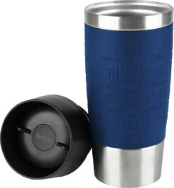 Tefal Travel Mug Thermobeker - 360 Ml - RVS/Donkerblauw -LAVAZZA Winkel 1110x1200