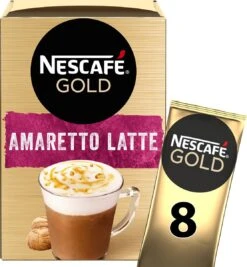 Nescafé Gold Amaretto Latte Oploskoffie - 6 Doosjes à 8 Zakjes -LAVAZZA Winkel 1111x1200 9