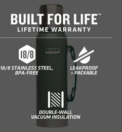 Stanley The Legendary Classic Bottle 1,90L - Thermosfles - Hammertone Green 14 Stanley The Legendary Classic Bottle 1,90L - Thermosfles - Hammertone Green -LAVAZZA Winkel 1113x1200