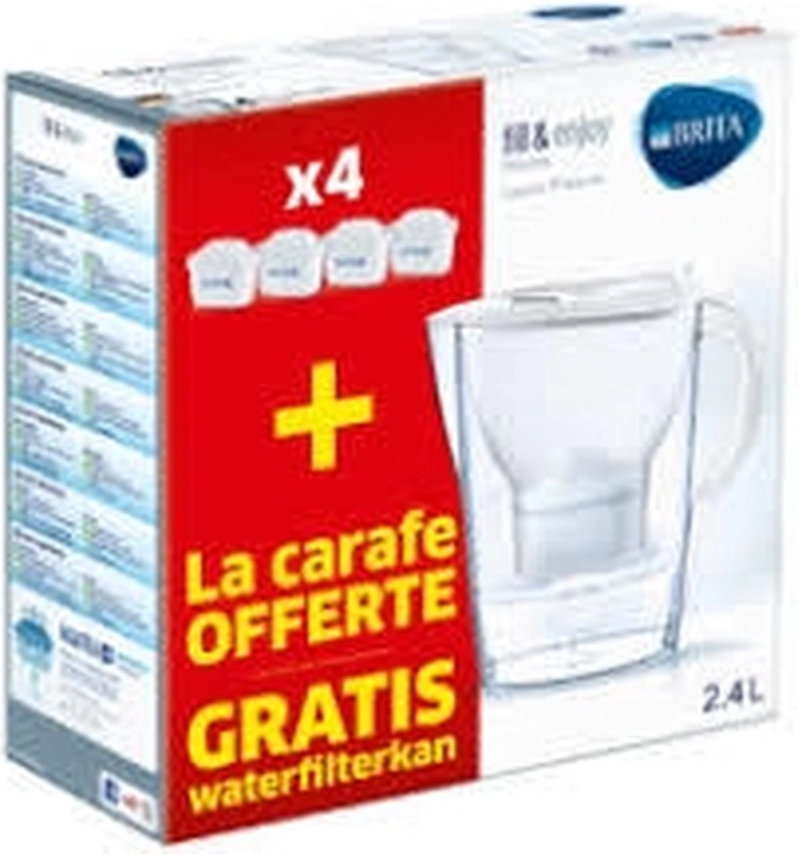 BRITA Waterfilterbundel Marella Cool white + 4 MAXTRA+ filterpatronen BRITA Waterfilterbundel Marella Cool White + 4 MAXTRA+ Filterpatronen -LAVAZZA Winkel