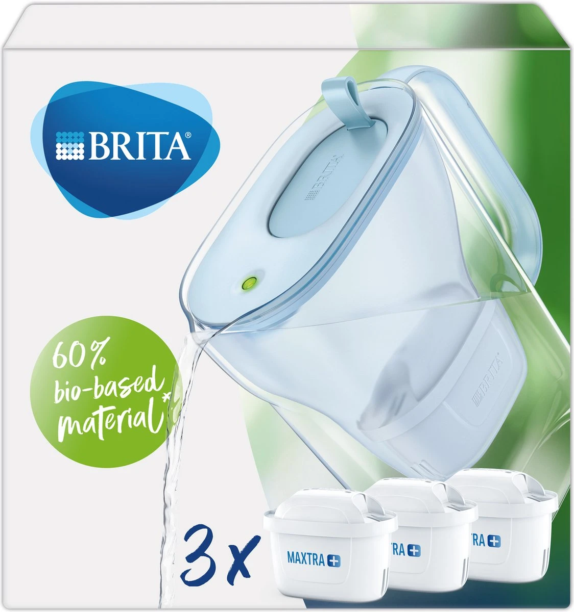 BRITA Waterfilterbundel Style eco Cool powder blue + 3 MAXTRA+ filterpatronen BRITA Waterfilterbundel Style Eco Cool Powder Blue + 3 MAXTRA+ Filterpatronen -LAVAZZA Winkel