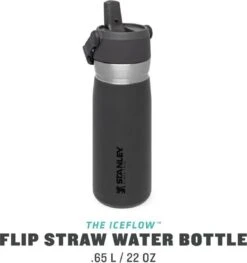 Stanley The IceFlow™ Flip Straw Water Bottle 0,65L - Thermosfles - Saffron -LAVAZZA Winkel 1128x1200
