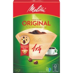 Melitta Classic Aroma Filter Formaat 1/4, 40 Stuks Natuurbruin