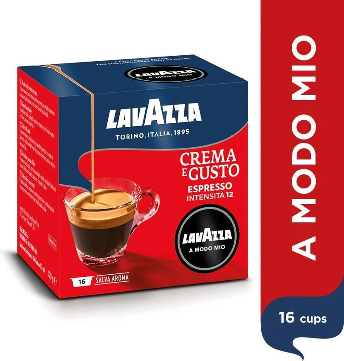 A Modo Mio Crema e Gusto – 16 Cups LAVAZZA A Modo Mio Crema E Gusto – 16 Cups -LAVAZZA Winkel