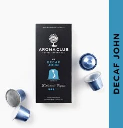 Aroma Club - Nespresso Compatible Capsules (120 St.) - No. 5 Decaf John - Intensiteit 3/5 - Decaf - 100% Aluminium Koffiecups 3 Aroma Club - Nespresso Compatible Capsules (120 St.) - No. 5 Decaf John - Intensiteit 3/5 - Decaf - 100% Aluminium Koffiecups -LAVAZZA Winkel 1149x1200 1