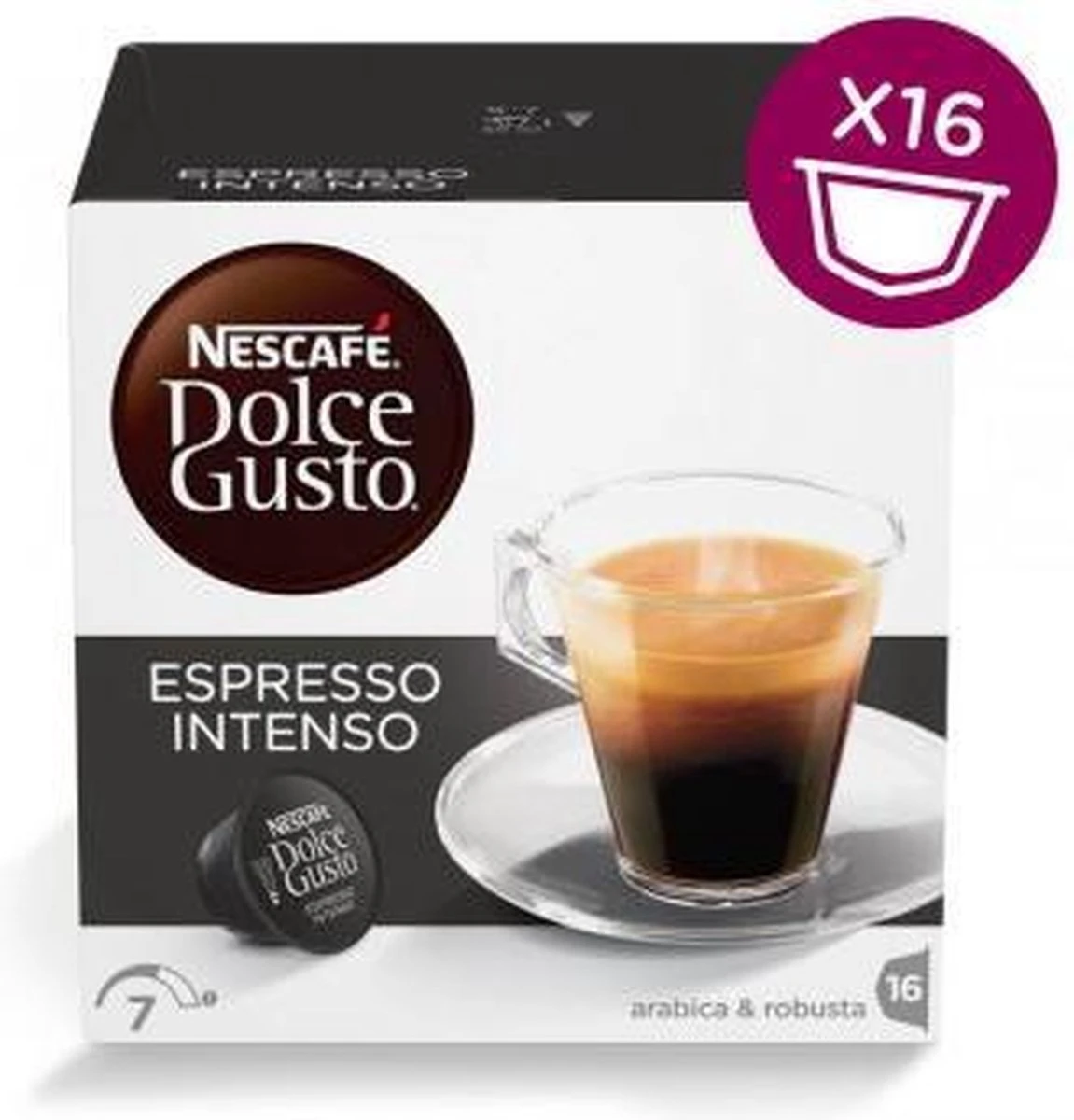 Nescafé Dolce Gusto Espresso Intenso Cups - 3 x 16 stuks Nescafé Dolce Gusto Espresso Intenso Cups - 3 X 16 Stuks -LAVAZZA Winkel