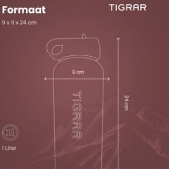 Tigrar - Waterfles Met Rietje - Drinkfles 1 Liter - Thermosfles - RVS - Rood - Incl. Extra Dop, 3 Rietjes En Reiniger 8 Tigrar - Waterfles Met Rietje - Drinkfles 1 Liter - Thermosfles - RVS - Rood - Incl. Extra Dop, 3 Rietjes En Reiniger -LAVAZZA Winkel 1198x1200 1