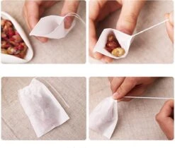 Merkloos Lege Theezakjes | 100 STUKS| 5,5 X 7 Cm Theefilters |Heerlijke Zelfgemaakte Thee | High Tea Party Met Vrienden 6 Merkloos Lege Theezakjes | 100 STUKS| 5,5 X 7 Cm Theefilters |Heerlijke Zelfgemaakte Thee | High Tea Party Met Vrienden -LAVAZZA Winkel 1200x1020