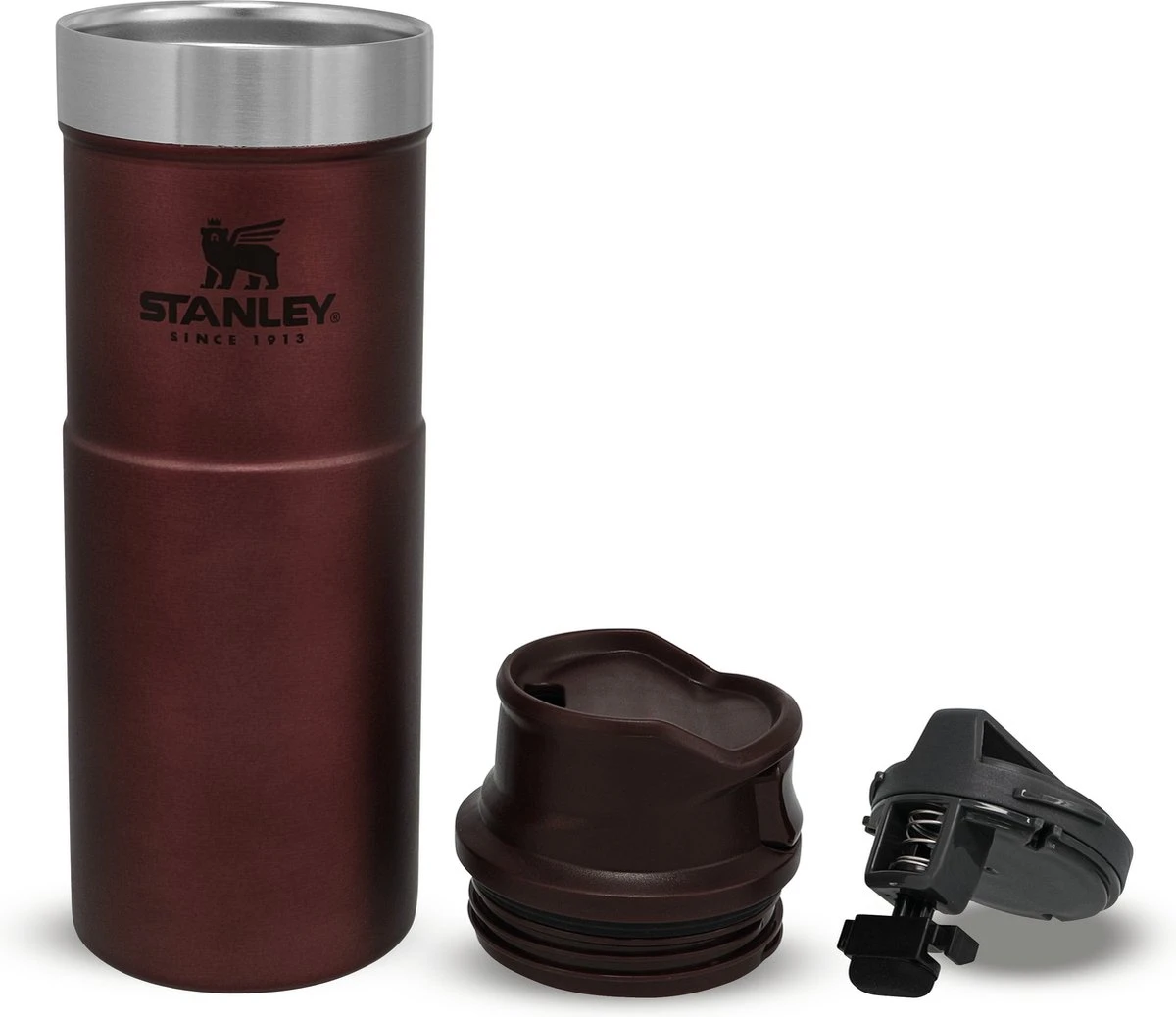 Stanley Trigger-Action Travel Mug 0.47L - thermosfles - Wine Stanley Trigger-Action Travel Mug 0.47L - Thermosfles - Wine -LAVAZZA Winkel