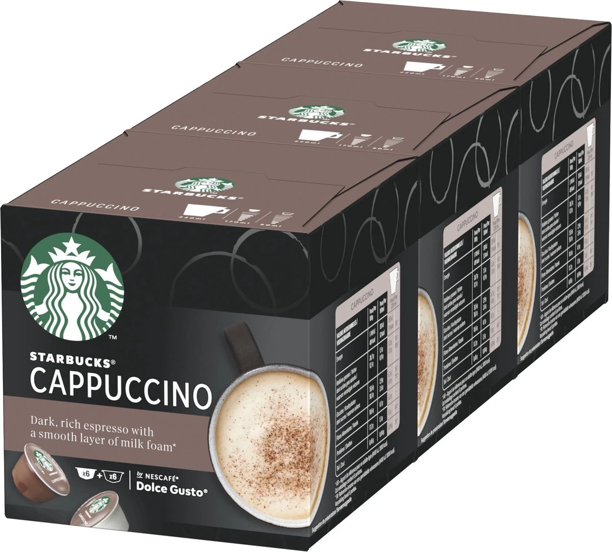 Starbucks by Dolce Gusto Cappuccino capsules - 36 koffiecups Starbucks By Dolce Gusto Cappuccino Capsules - 36 Koffiecups -LAVAZZA Winkel 1200x1081 4
