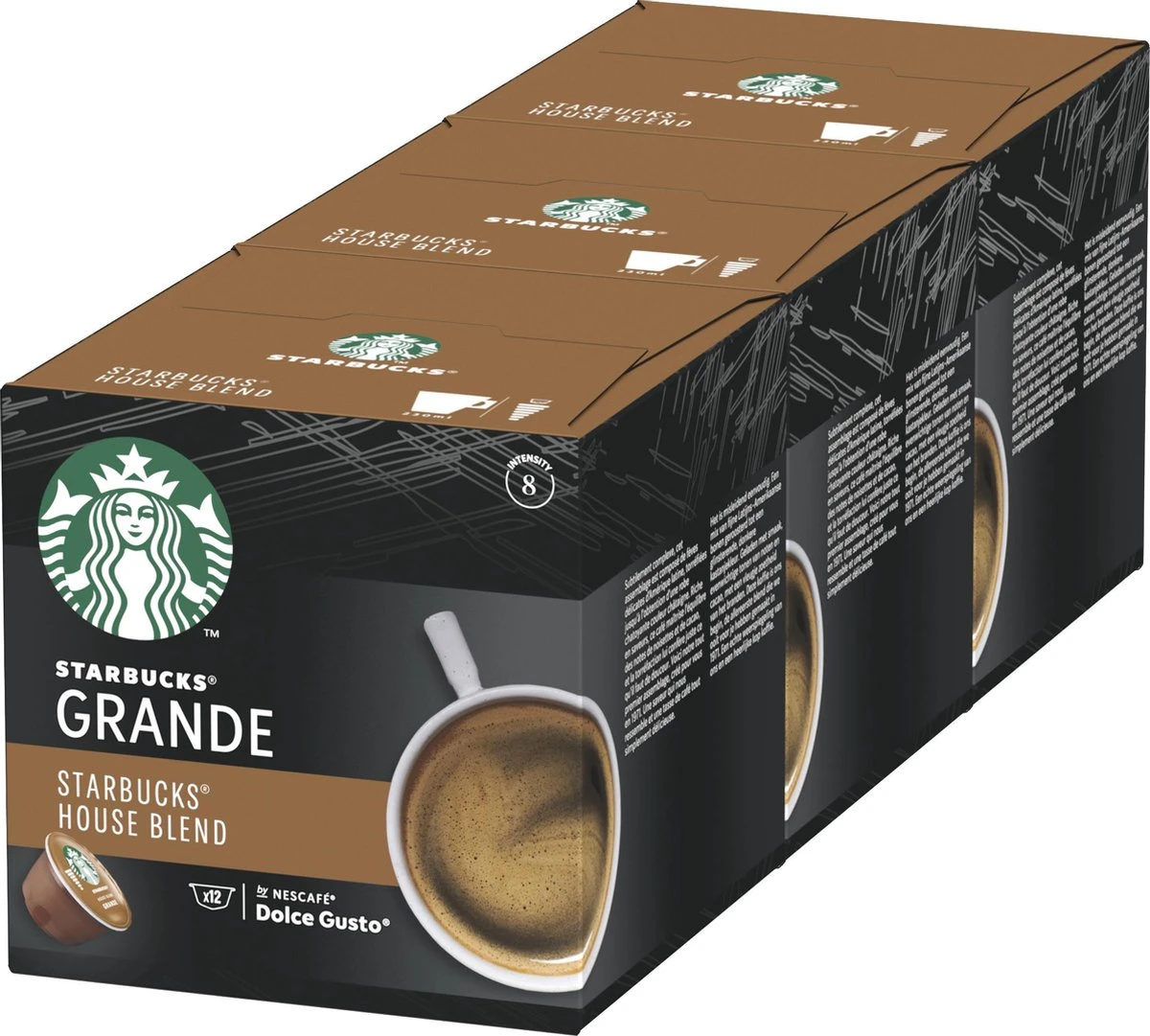 Starbucks by Dolce Gusto House Blend Medium Roast capsules - 36 koffiecups Starbucks By Dolce Gusto House Blend Medium Roast Capsules - 36 Koffiecups -LAVAZZA Winkel 1200x1081 7