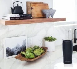 BanGosa® Koffiebeker To Go - Thermosbeker - Reisbeker - Travel Mug - RVS 400ml - Mat Zwart -LAVAZZA Winkel 1200x1086