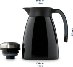 Blumtal Thermoskan Carla - Hoogwaardige Thermosfles - Voor Warme Dranken - Donkergroen -LAVAZZA Winkel 1200x1098