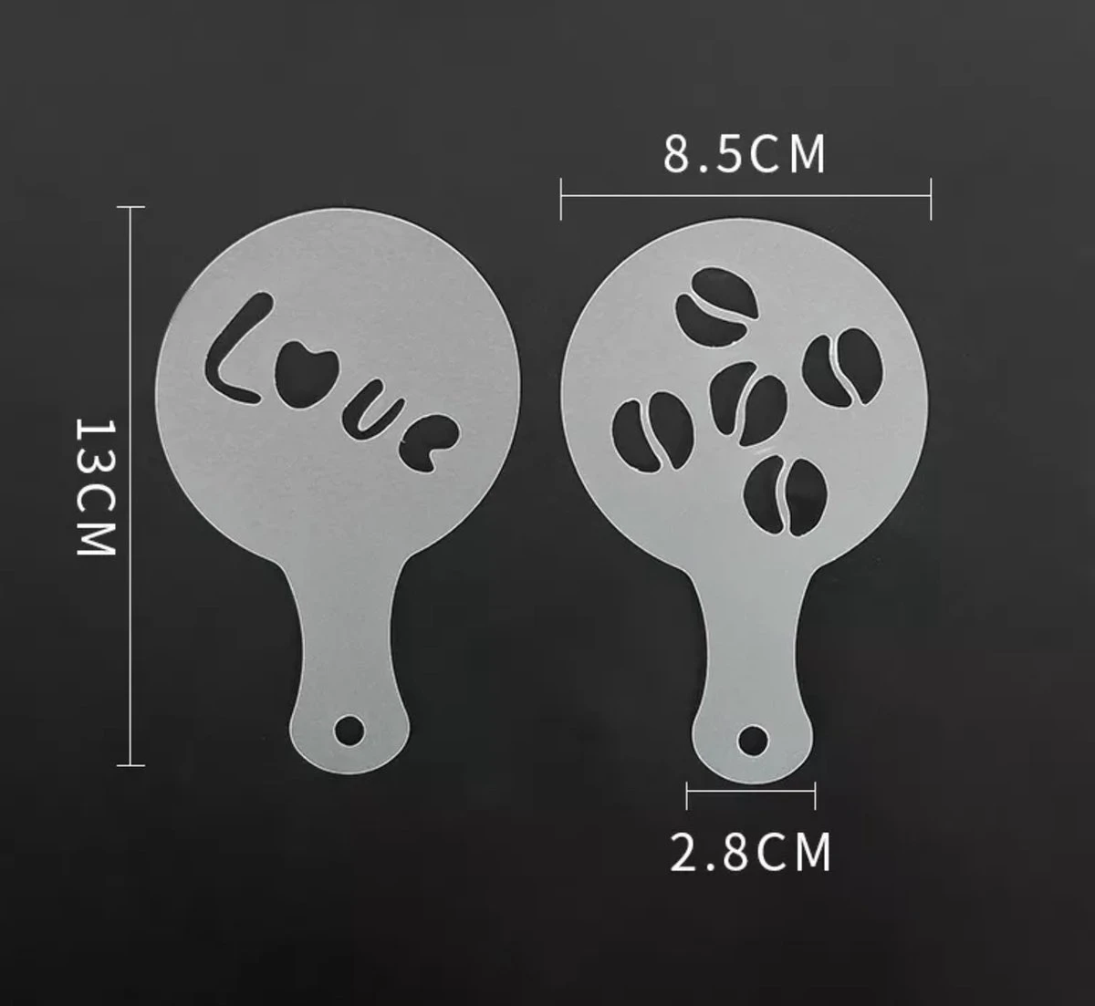 Koffie figuurtjes maker - Latte art - Cacao vormpjes - 16 verschillende houders - cappuccino - Latte macchiato - Hartjes maker Koffie Figuurtjes Maker - Latte Art - Cacao Vormpjes - 16 Verschillende Houders - Cappuccino - Latte Macchiato - Hartjes Maker -LAVAZZA Winkel