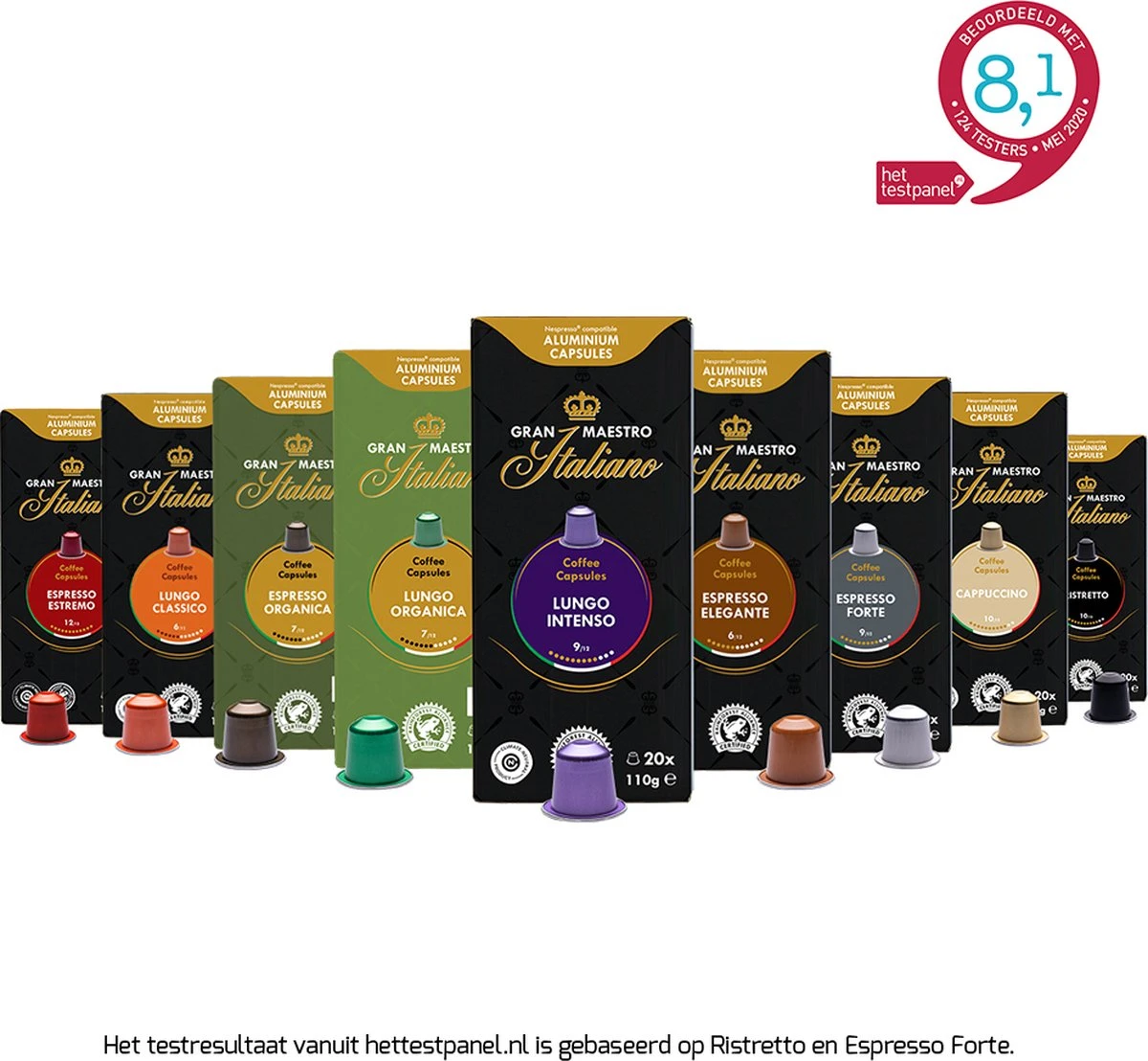 Gran Maestro Italiano - Koffiecups - Nespresso Compatibel Proefpakket - Espresso, Lungo en Meer - 10 x 20 cups Gran Maestro Italiano - Koffiecups - Nespresso Compatibel Proefpakket - Espresso, Lungo En Meer - 10 X 20 Cups -LAVAZZA Winkel 1200x1108 3