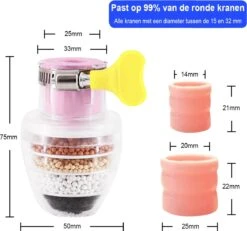 VINESS Waterfilter - Kraanfilter - Drinkwaterfilter - Waterzuivering - Waterbesparend - Duurzaam - Roze 7 VINESS Waterfilter - Kraanfilter - Drinkwaterfilter - Waterzuivering - Waterbesparend - Duurzaam - Roze -LAVAZZA Winkel 1200x1122 2
