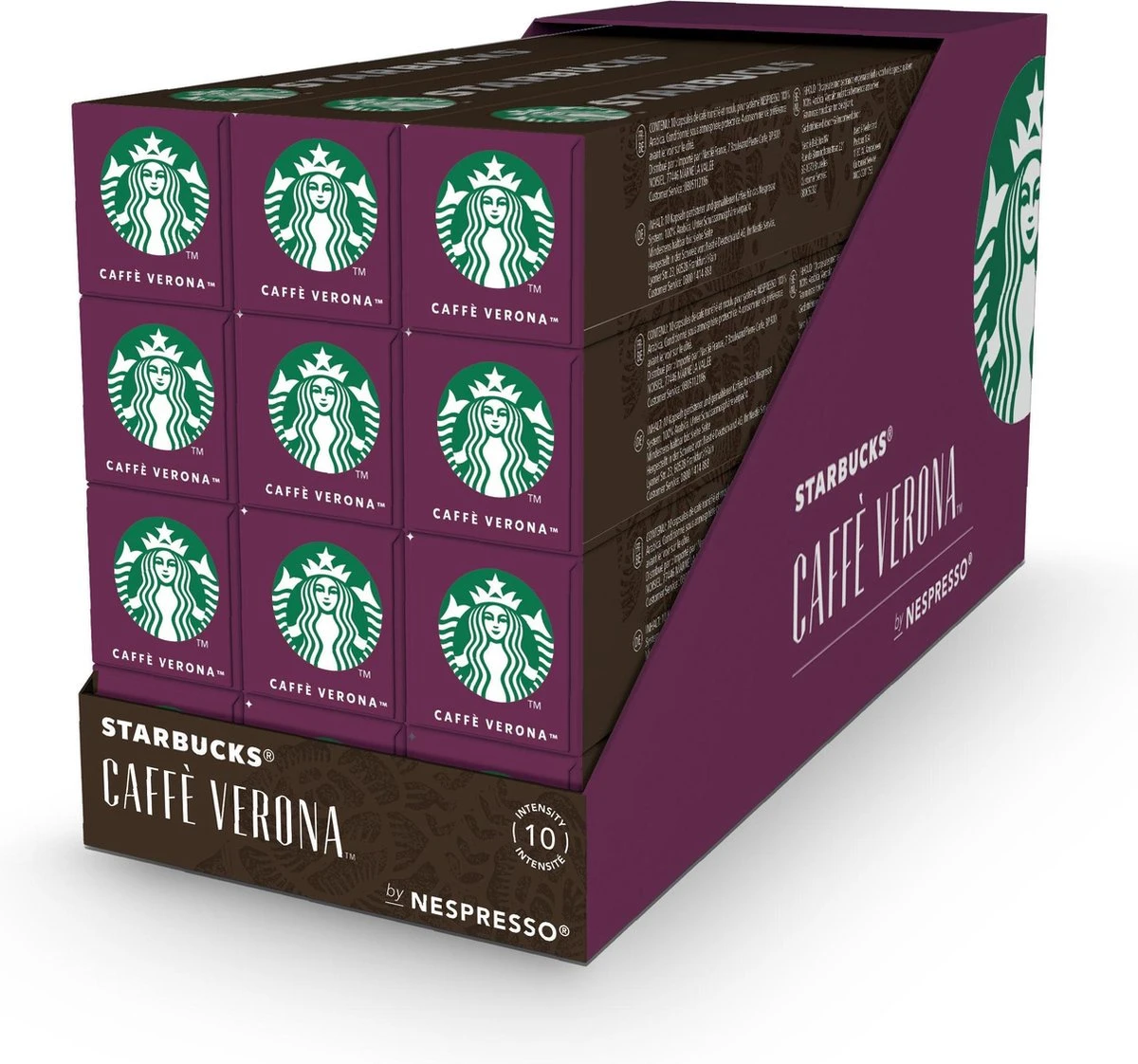 Starbucks by Nespresso Caffe Verona Dark Roast capsules - 120 koffiecups Starbucks By Nespresso Caffe Verona Dark Roast Capsules - 120 Koffiecups -LAVAZZA Winkel 1200x1122 4