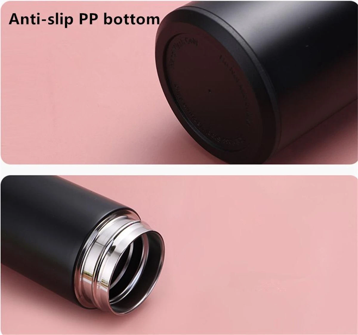 Thermosfles 500 ml - Met thee filter - Mat Zwart Thermosfles 500 Ml - Met Thee Filter - Mat Zwart -LAVAZZA Winkel 1200x1125 1