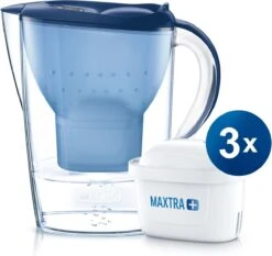 BRITA - Waterfilterkan Marella Cool - Blauw - 2,4L + 3 MAXTRA+ Waterfilterpatronen 13 BRITA - Waterfilterkan Marella Cool - Blauw - 2,4L + 3 MAXTRA+ Waterfilterpatronen -LAVAZZA Winkel 1200x1130