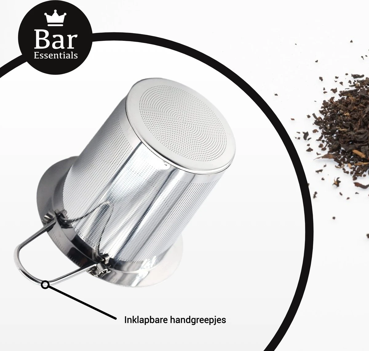 Bar Essentials® Theezeef met inklapbare handgreepjes én lekplaatje (set van 2) - Fijnmazig theefilter voor losse thee - Theezeefjes voor losse thee RVS - Theefilter voor losse thee - Theezeef - Theefilter RVS Bar Essentials® Theezeef Met Inklapbare Handgreepjes én Lekplaatje (set Van 2) - Fijnmazig Theefilter Voor Losse Thee - Theezeefjes Voor Losse Thee RVS - Theefilter Voor Losse Thee - Theezeef - Theefilter RVS -LAVAZZA Winkel 1200x1142 3