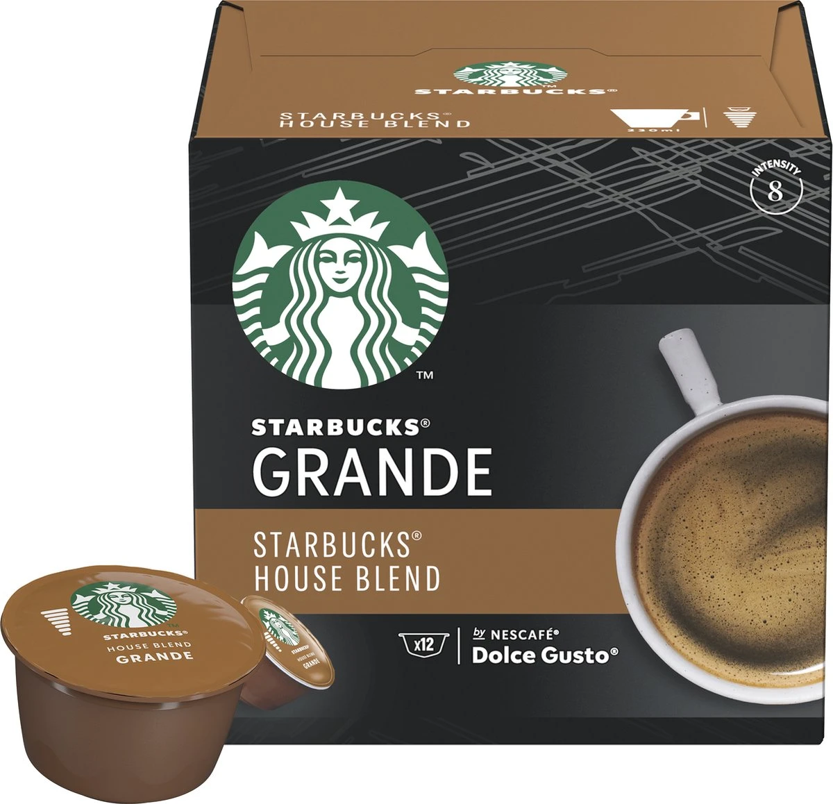 Starbucks by Dolce Gusto House Blend Medium Roast capsules - 36 koffiecups Starbucks By Dolce Gusto House Blend Medium Roast Capsules - 36 Koffiecups -LAVAZZA Winkel 1200x1158 4