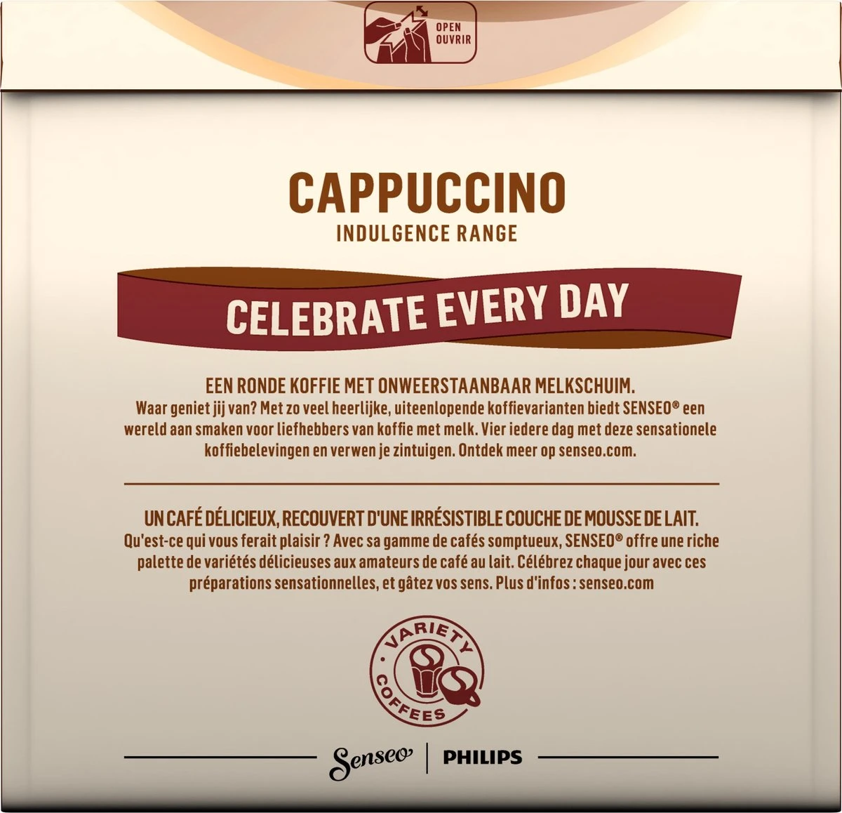 Senseo Cappuccino Koffiepads - 2/9 Intensiteit - 10 x 8 pads Senseo Cappuccino Koffiepads - 2/9 Intensiteit - 10 X 8 Pads -LAVAZZA Winkel 1200x1158 5