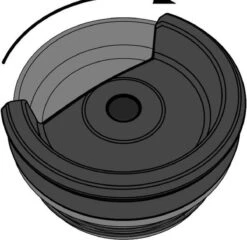 Stanley The NeverLeak™ Travel Mug 0,35L NEW - Thermosfles - Hammertone Green -LAVAZZA Winkel 1200x1167 2