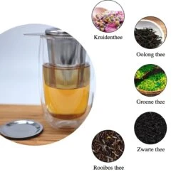 Theezeef Met Handvat Inclusief Lekplaatje En Kruiden Knijper - Thee Ei Voor Losse Thee - Theefilter Voor Losse Thee - Thee Infuser -LAVAZZA Winkel 1200x1178 2