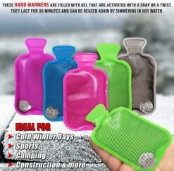 BRAMBLE 5 Mini Handwarmer Kruiken - Herbruikbare Warmwaterkruiken - Knijp Of Draai Voor Directe Warmte - Perfecte Maat Voor Handschoenen En Zakken - Reizen, Sport, Camping, Wandelen -LAVAZZA Winkel 1200x1179