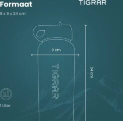 Tigrar - Waterfles - Drinkfles - Thermosfles 1 Liter Dubbelwandig - RVS - (Staal) Blauw - Incl. Extra Dop 3 Rietjes En Reiniger 9 Tigrar - Waterfles - Drinkfles - Thermosfles 1 Liter Dubbelwandig - RVS - (Staal) Blauw - Incl. Extra Dop 3 Rietjes En Reiniger -LAVAZZA Winkel 1200x1186 2