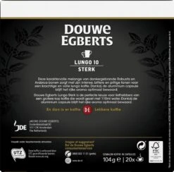 Douwe Egberts Lungo Sterk (10) - 10 X 20 Koffiecups -LAVAZZA Winkel 1200x1186 6