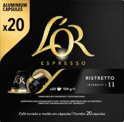 L'OR Espresso Ristretto Koffiecups - Intensiteit 11/12 - 10 X 20 Capsules -LAVAZZA Winkel 1200x1187 11