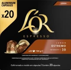 L'OR Lungo Estremo (10) - 10 X 20 Koffiecups -LAVAZZA Winkel 1200x1187 17