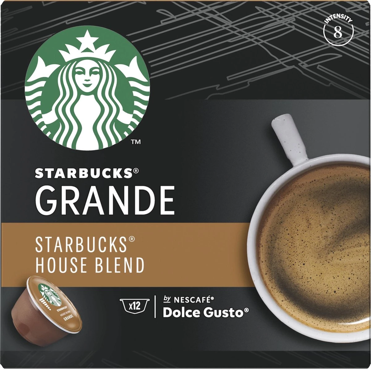 Starbucks by Dolce Gusto House Blend Medium Roast capsules - 36 koffiecups Starbucks By Dolce Gusto House Blend Medium Roast Capsules - 36 Koffiecups -LAVAZZA Winkel 1200x1195 5