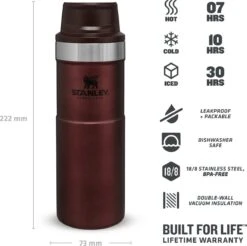 Stanley Trigger-Action Travel Mug 0.47L - Thermosfles - Wine 2 Stanley Trigger-Action Travel Mug 0.47L - Thermosfles - Wine -LAVAZZA Winkel 1200x1197 1
