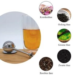 Blended Lifestyle® Theezeef Met Veer - Set Van 2 - Inclusief Lekplaatjes - Geschikt Voor Losse Kruiden -LAVAZZA Winkel 1200x1197 8