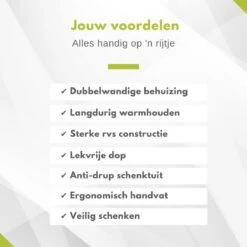 Hendi Thermoskan 1,5 Liter - Isoleerkan Met Drukknop - Zwart - Ø14,5x(H)23cm -LAVAZZA Winkel 1200x1200 136