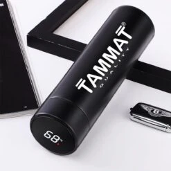 Slimme Thermosfles Met LCD Temperatuur Display - Curver Isolatiefles 0,5 Liter - Dubbelwandige Thermosfles - Thermosbeker - Isoleerfles - Thermoskan - Travel Mug - Bidon Drinkfles - Koffiebeker - Drinkflessen - RVS - Smart Thermos - Metaal