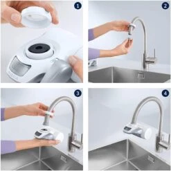 BRITA On Tap Faucet Filtration System - Uitstekend Smakend Gefilterd Water - Inclusief 1 BRITA ON TAP Kraanfilter - 600 Liter Water Gefilterd Per Patroon - Witte Kleur -LAVAZZA Winkel 1200x1200 262
