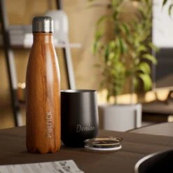 TIGR Cups - Drinkbekers - Thermosbekers - RVS - Set Van 2 - 350ml - Zwart/Rosé Goud -LAVAZZA Winkel 1200x1200 334