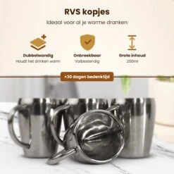 Lupine Beker RVS Dubbelwandig 200ml Lang Warm Set Van 2 Kopjes Mooie Set Bekers Van Roestvrij Staal 4 Lupine Beker RVS Dubbelwandig 200ml Lang Warm Set Van 2 Kopjes Mooie Set Bekers Van Roestvrij Staal -LAVAZZA Winkel 1200x1200 379