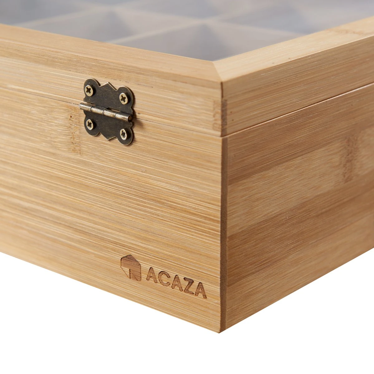 ACAZA Theedoos voor Thee Zakjes - Theeopbergdoos met Transparant Deksel - 12 Vakken - Bamboe Hout ACAZA Theedoos Voor Thee Zakjes - Theeopbergdoos Met Transparant Deksel - 12 Vakken - Bamboe Hout -LAVAZZA Winkel 1200x1200 485