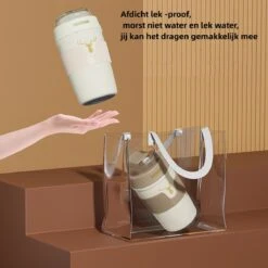 Floraweg Cup - Drinkbeker To GO- Lekvrij Dubbelwandig ,RVS 316, Thermosbeker Koffiebeker- Koffie En Thee - 400ml Waarschuw En Koud Drankje- Grijs -LAVAZZA Winkel 1200x1200 49