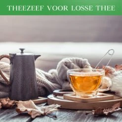 Theezeef Met Handvat Inclusief Lekplaatje - Set Van 3 Stuks - Thee Ei Voor Losse Thee - Theefilter Voor Losse Thee - Thee Infuser -LAVAZZA Winkel 1200x1200 523
