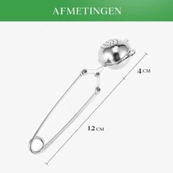 Theezeef Met Handvat Inclusief Lekplaatje - Set Van 3 Stuks - Thee Ei Voor Losse Thee - Theefilter Voor Losse Thee - Thee Infuser -LAVAZZA Winkel 1200x1200 527