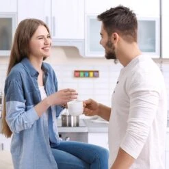 Relaxdays Theedoos 5 Vaks - Theekist - Theezakjeshouder - Bamboe - Voor Ca. 10 Theezakjes -LAVAZZA Winkel 1200x1200 529